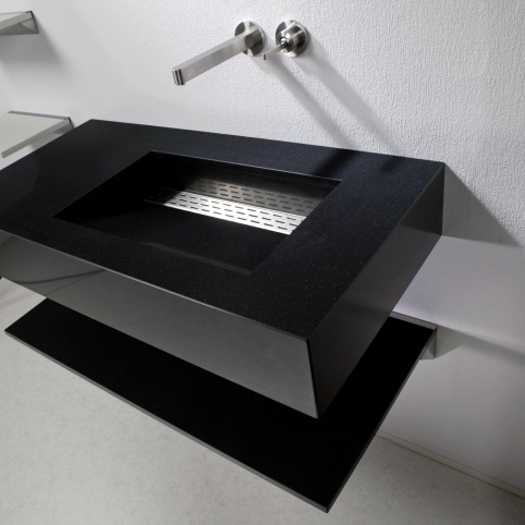 Lavabo Silestone Negro Tao 