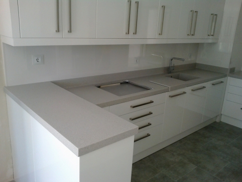 Encimera de cocina en Corian