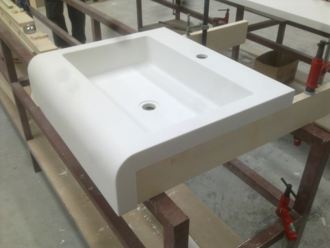 Fregadero de Corian