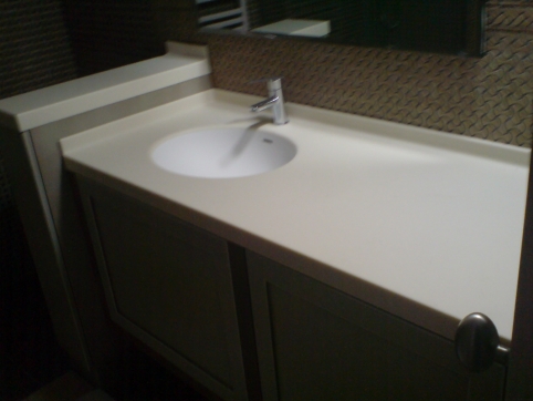 Encimera de baño de Corian